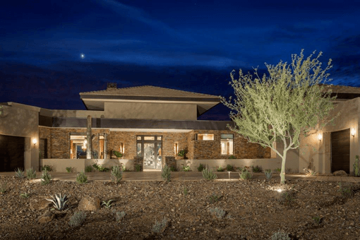 Beautiful full front yard hardscape intall