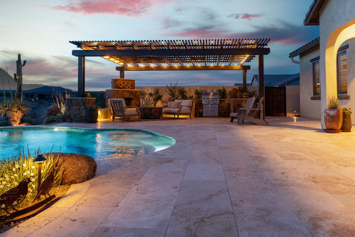 BBQ Landscape Installation in Gilbert, AZ