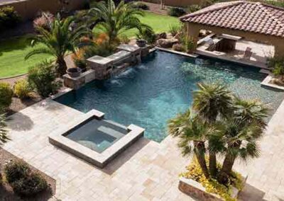 Outdoor Landscape Construction In Gilbert, AZ