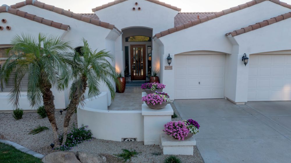 frontyard landscape architecture in Gilbert AZ