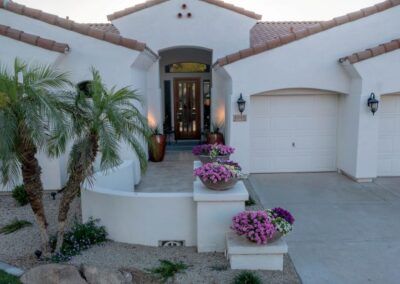 frontyard landscape architecture in Gilbert AZ