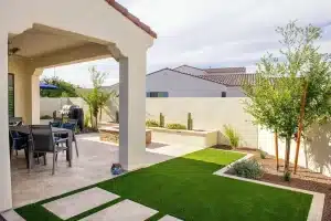 Berryman home with artificial turf install