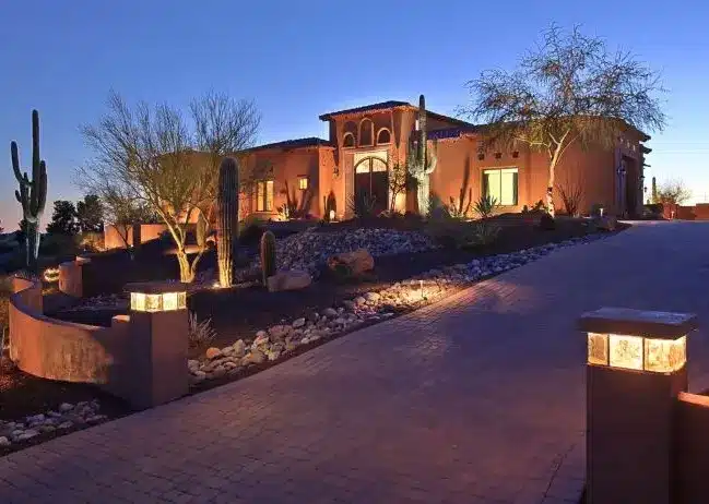 Lighting system at night