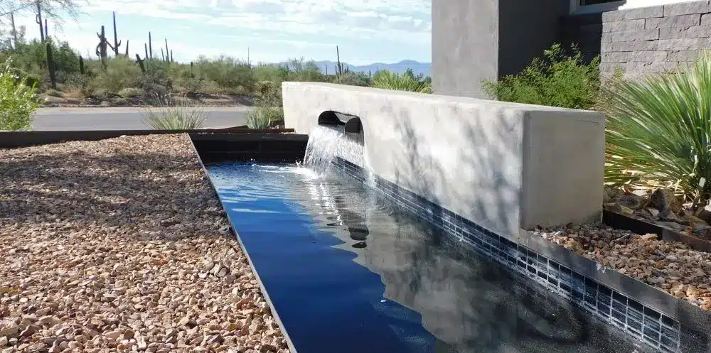 Landscape water feature
