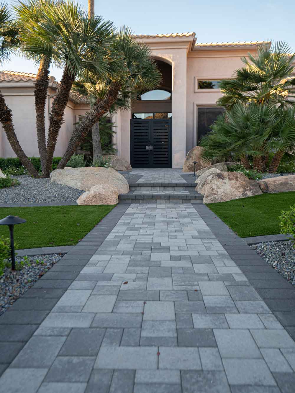 Paver design & installation job.