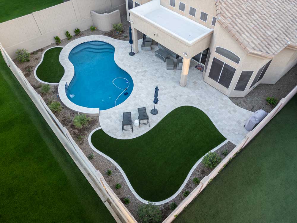 Backyard and Front Yard Landscaping Project in Phoenix, AZ – Ahwatukee Foothills