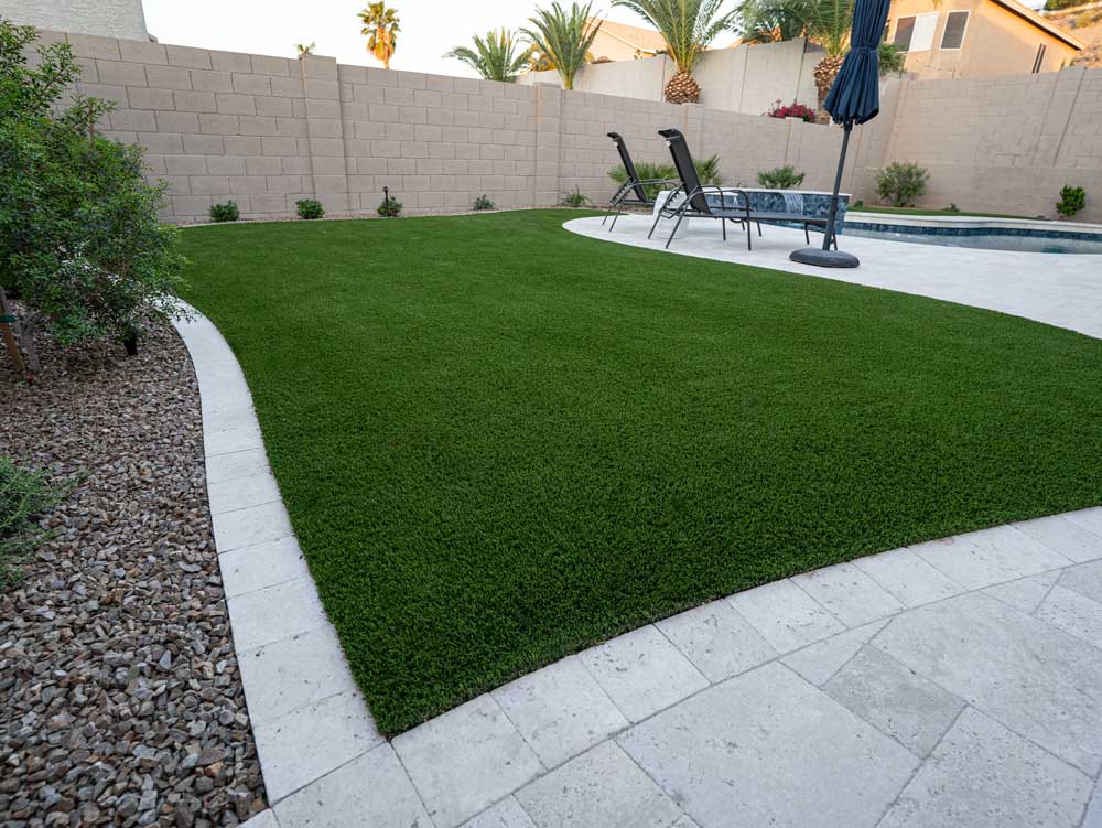 Artificial Turf and Traver tine install